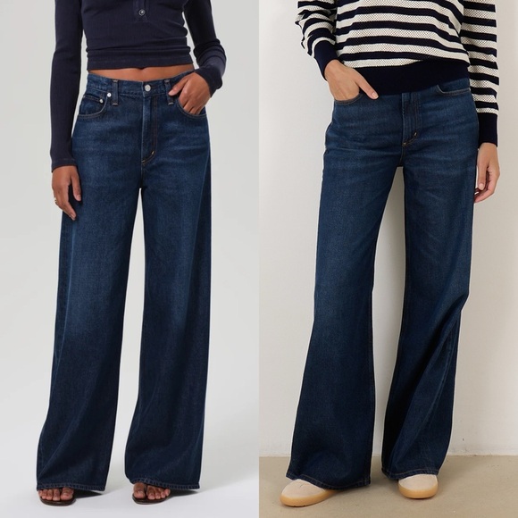 Citizens of Humanity Paloma Gamut Dark Wash Soft Baggy Relaxed Jeans - Picture 1 of 9